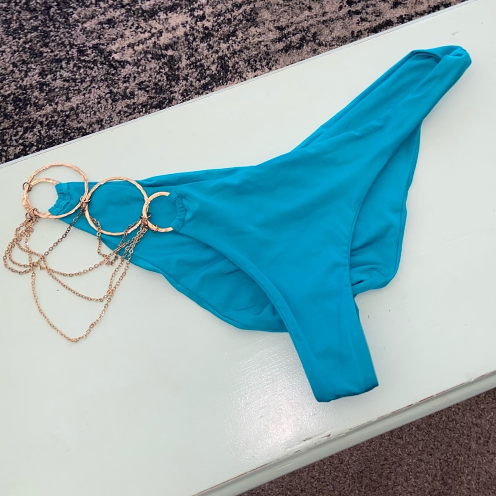 Rare 🦋Beach Bunny chain bikini bottom